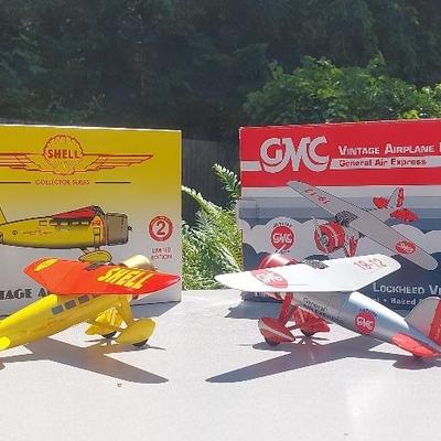 Shell & Other Die-Cast Airplane Banks