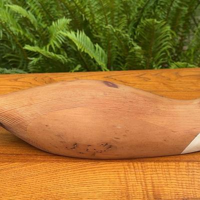 French Broad River Carved Wood Duck Decoy