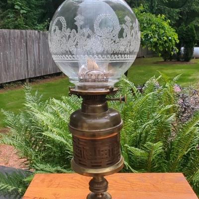 Vintage Oil Lamp