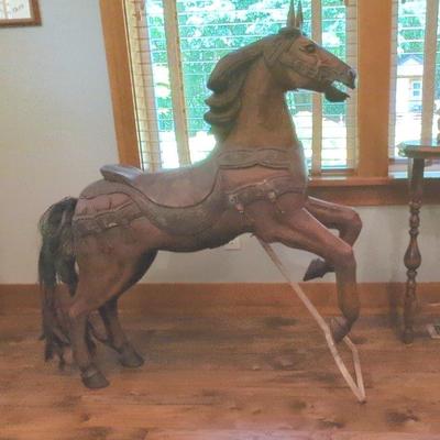 Wood Carousel Horse