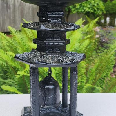 Cast Metal Pagoda w/Bell