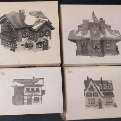 DEPARTMENT 56 LOT #9- ALPINE VILLAGE SERIES 