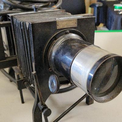 ANTIQUE BAUSCH & LOMB BALOPTICON GLASS SLIDE PROJECTOR 