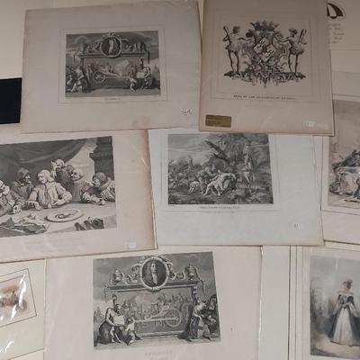 GENUINE ANTIQUE PRINTS 1