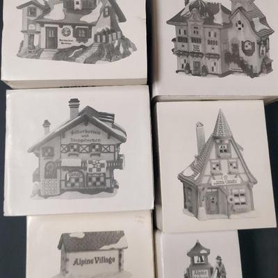 DEPARTMENT 56 LOT #10- ALPINE VILLAGE SERIES 