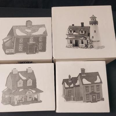 DEPARTMENT 56 LOT #1- NEW ENGLAND VILLAGE SERIES
