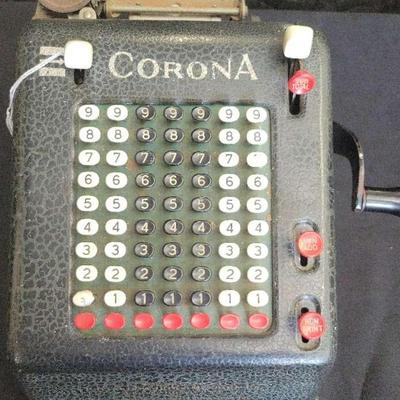 VINTAGE SMITH AND CORONA ADDING MACHINE 