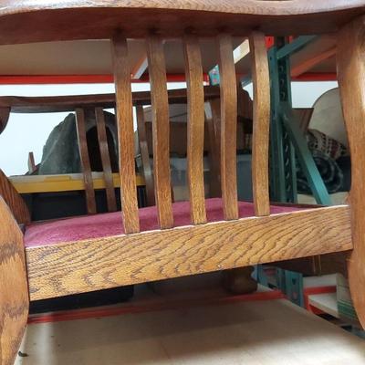BOTTOM OF WOODEN CHAIR BY THE SIKES COMPANY 