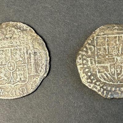 Silver (Tested) 17th & 18th Century Spanish Colonial Coins
