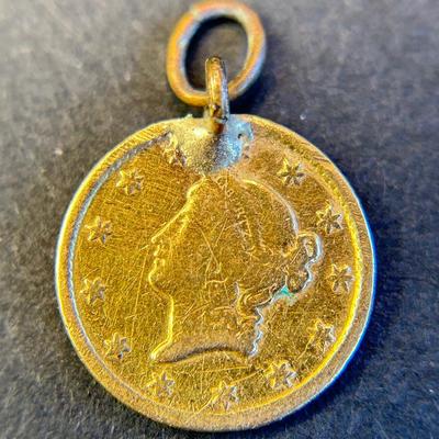 Gold 1863 Liberty Head Dollar