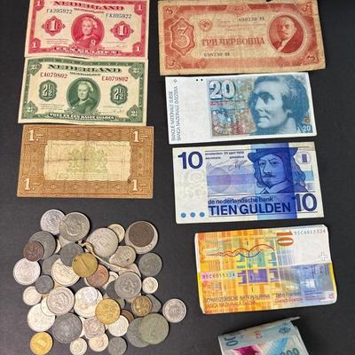 Antique & Vintage Coins and Notes: Netherlands, Austria, Switzerland, Iceland, Russia, More