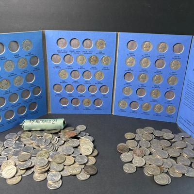 Vintage Jefferson Nickels (1.9lbs 1930s–2000s) & Buffalo Nickels (.84lbs)