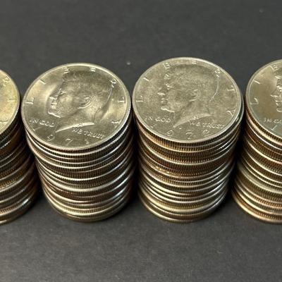 1970s Kennedy Half Dollars – Over $40 Face Value