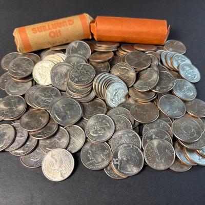 U.S. Quarters – Bicentennial, Statehood & More | ~$70 Face Value, 3lbs Bulk Lot