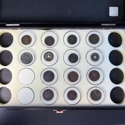 Antique Foreign & U.S. Coins – Circa Early 1800s to Early 1900s - With Display