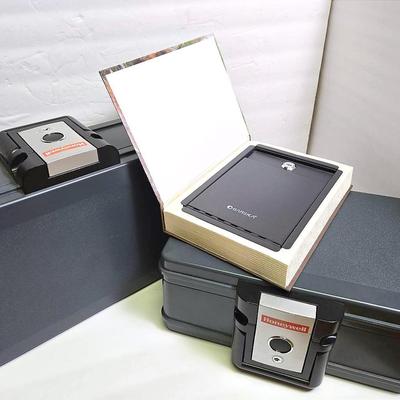 Honeywell Small Fire Retardent Safes (2) & Decoy Book Lockbox