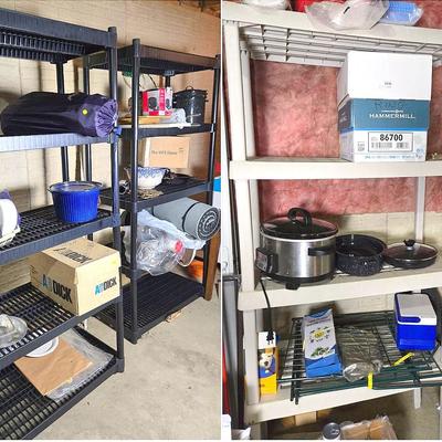 3 Plastic Shelves