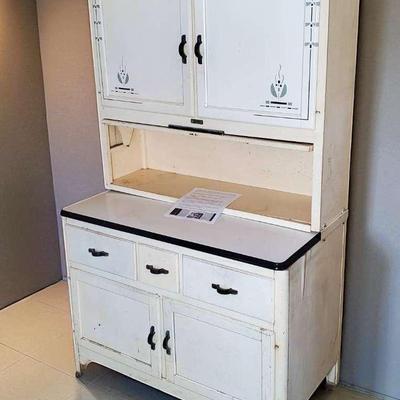 Vintage Art Deco Sellers Hoosier Cabinet - 40x23x69”
