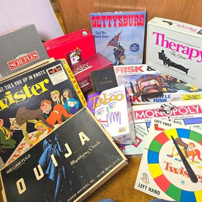 Vintage Board Games: Sealed Avalon Hill Gettysburg, Ouija Board, Risk & Castle Risk, More