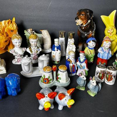 Vintage Salt & Pepper Shaker Collection, Plus Bunny Planter & More