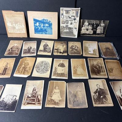 Antique Photographs Including Occupational Carte De Visites, Cyanotype, & More