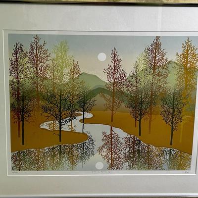 Martin Fox “Spring Reflections” Signed & Numberer Print With COA