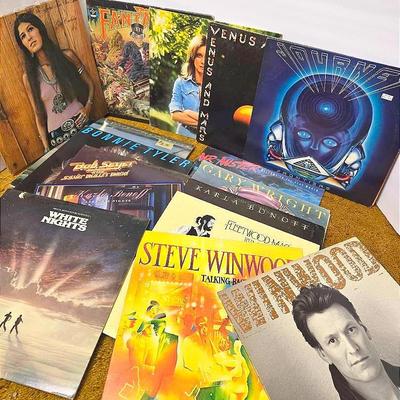 Vintage Vinyl Records: Pop Rock Including Wings, Fleetwood Mac, Steve WInwood