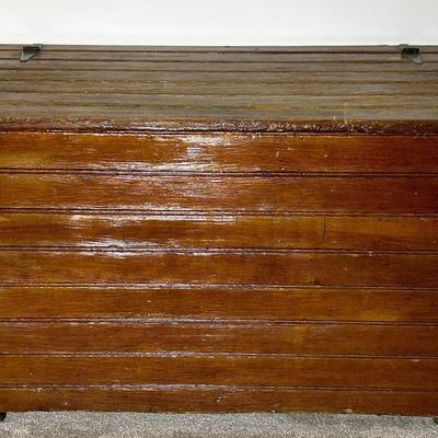 Wooden Trunk 37x8x23