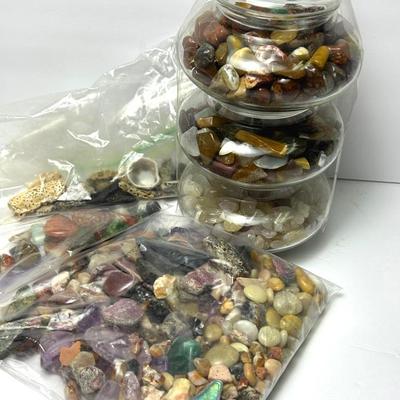 Rocks & Minerals - Loose Chips And Small Rocks - Amethyst, Amber, Jasper, Quartz, & More
