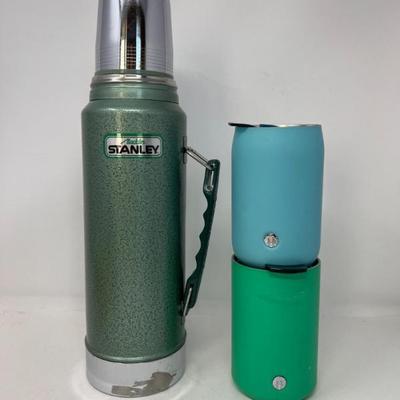 Stanley & Starbucks Thermos Trio – Classic Green + Cozy Series
