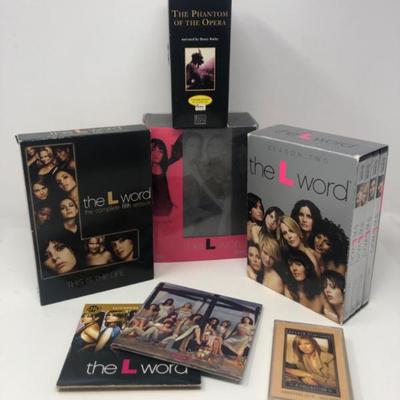 The L Word DVD Sets & Phantom of the Opera Cassette Set