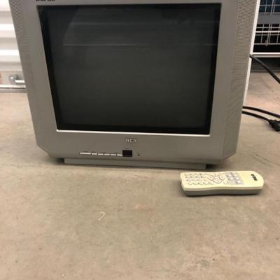 RCA TruFlat CRT TV Model 14F512T 14" Screen S-Video Input