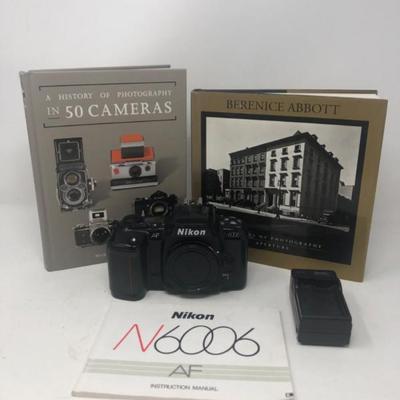 Nikon N6006 35mm SLR Camera & Manual - Photography Books