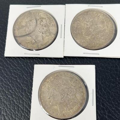 1921 Mergon & Two 1922 Peace Silver Coinage – 90% Silver U.S. 