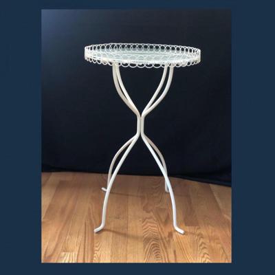 Art Nouveau Style Metal Wire Garden Table