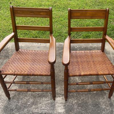 Rustic Wooden Chairs (2)