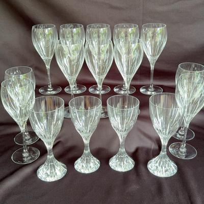Christofle Crystal Wine Glasses 