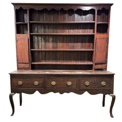Lot 053   
Antique Welsh Style Cabinet Cupboard