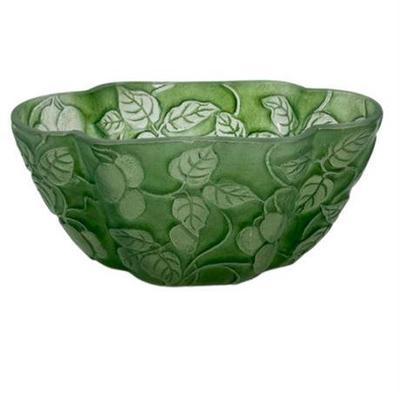 Lot 020  
Consolidated Glass Floral Grapes Martele Design Bowl, 1920s