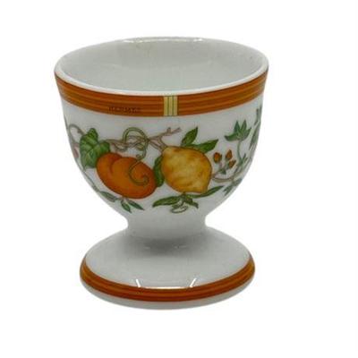 Lot 006   
Hermes La Siesta Porcelain Egg Cup with Box