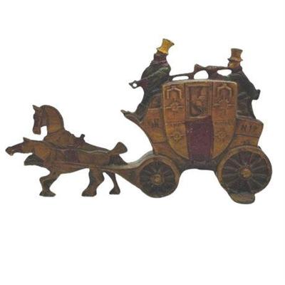 Lot 099  
London Royal Mail Carriage Stage Coach Door Stop