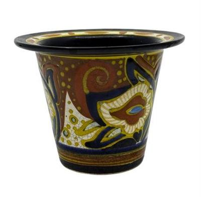 Lot 020   
Consolidated Glass Floral Grapes Martele Design Bowl, 1920s