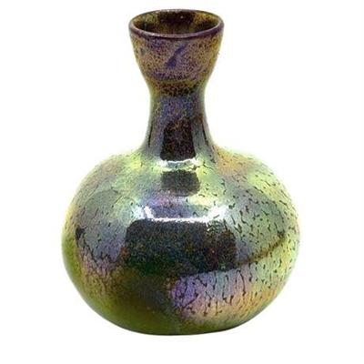 Lot 037   
Haggerty Ceramic Signed Vase, Iridescent Finish