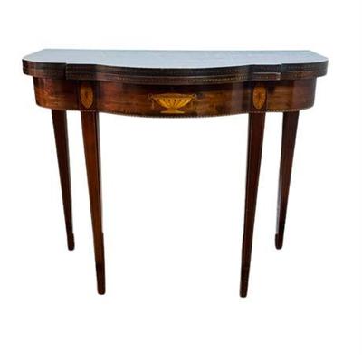 Lot 045   
Hepplewhite Style Game And Card Table