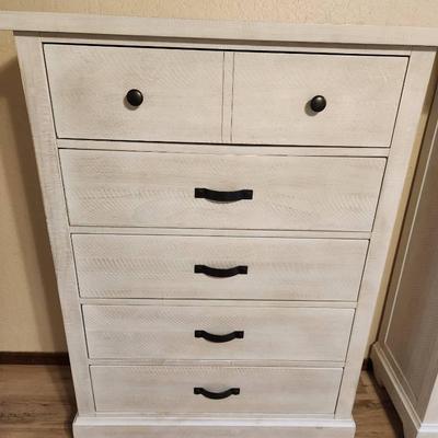 Whitewash Dresser On The Left