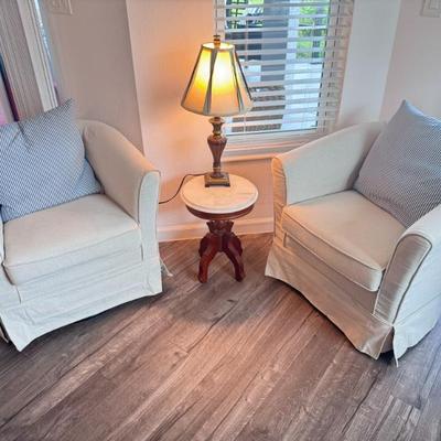 Chairs and table have been sold.  Lamp is still for sale.