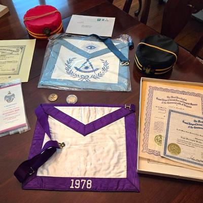 Vintage Masonic Knights Templar Virginia Collection