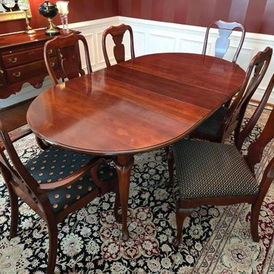 Formal Dining Table 6 Chairs Colonial Furniture Co