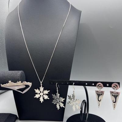 Sterling Silver Snowflakes And More