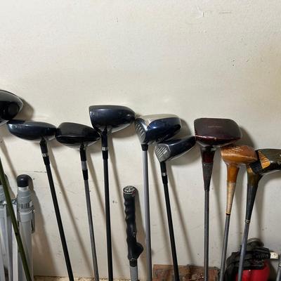 Group Of Drivers - Fairway Woods - Practice Swing Club - Newer And Vintage 